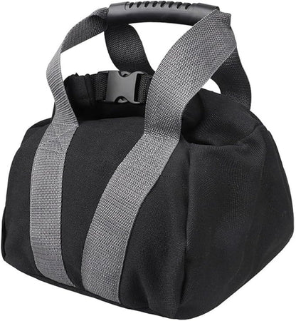 Adjustable Sandbag with Handle for Fitness and Home Training, Kettlebell Alternative Weight Training Bag in Long Lasting Canvas, Strength and Yoga Workout Equipment