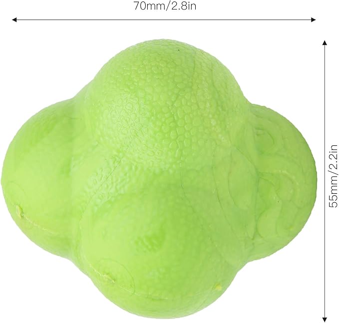 3Pcs Bounce Reaction Balls,Reflexs Ball for Agilitys and Coordination Training