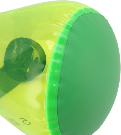 Water Filled Kettlebell Inflatable Portable Soft Handle 10kg Capacity Water Weight Bag for Home Gym Travel Workout Green PVC Material