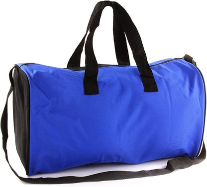 KishKesh Personalized Sport Duffel Bag – Ideal for Swimmers, Gym, Travel, Training & Workout Essential for Male – Durable, Customizable Name & Text for Kids and Adults – Blue, 18" X 10" X 8"