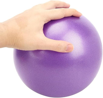 25cm Non-Slip Exercise Ball for Yoga & Pilates - Small Stability Ball for Core Strength Training, Home Gym, Balance Workouts