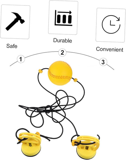 GALPADA High Elastic Boxing Speedball Training Kit Portable Double-end Reaction Ball for Reflex Training Hand-Eye Coordination Suitable for Fighters Home Gym Workout