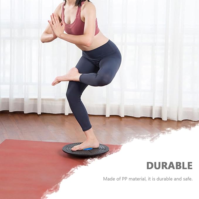Balance Exercise Disk Non-slip Stability Trainer with Massage Surface Portable Lightweight Core Balance Tool for Fitness and Physical Therapy