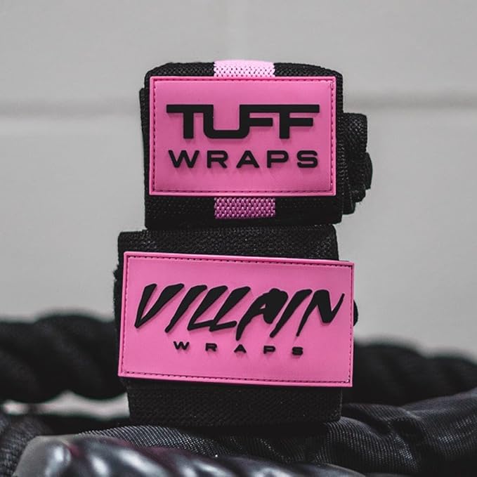 Villain Wrist Wraps for Weightlifting & Powerlifting – Adjustable Support Straps for Men and Women – Ideal for Strength Training, CrossFit, Bodybuilding – Durable Comfort to Eliminate Wrist Pain
