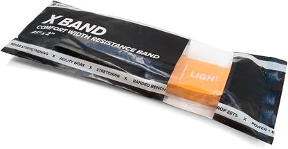 Meister X Band Comfort-Width 41" x 2" Resistance Bands - X-Wide Premium Loop Bands