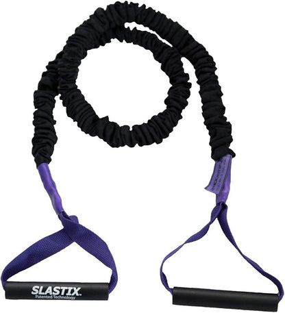 Stroops Slastix Toner Resistance Bands with Handles | Safe Sleeve Exercise Bands for Strength Training, Full Body Workouts, and Home Gym Fitness