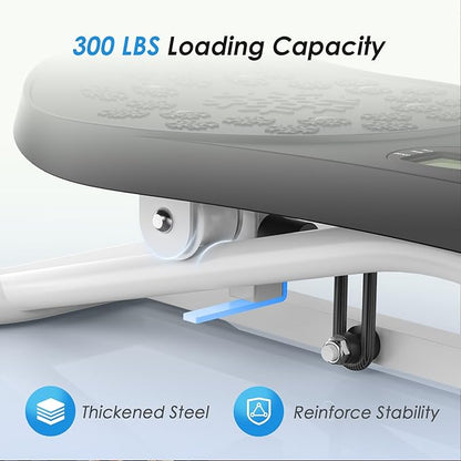 2025 New Ski Simulator Machine,Stridon Balance Board with Resistance Bands&LCD Monitor for Full Body, Noiseless Ski Exercise Machine for Skiing Beginners, Home Use