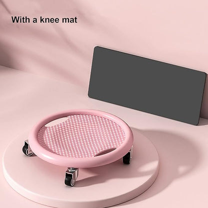 ZJchao Abs Roller, Ab Workout Equipment, Fitness Trainer Disc 4 Rollers Quiet Smoothing Abdominal Workout Slider Disc Core Strength Whether at Home or Gym