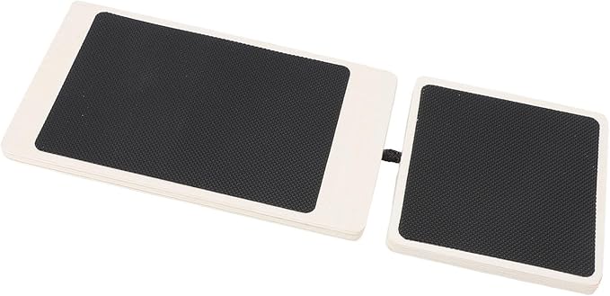 Balance Board, Wooden Foot Strengthener Exerciser, Single Leg Stability Board, Ideal for Home Gym Core Training & Fitness Enthusiasts