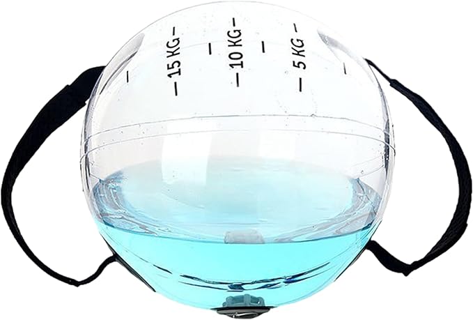Water Bag|Water Bag Training Baseball Clear Weighted Inflatable Fitness Ball Aqua Punching Adjustable with Handle for Core and Balance Training