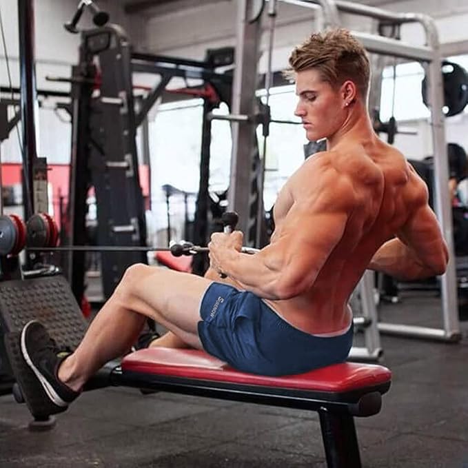 Surenow Mens Running Gym Shorts 3 Inch Breathable Lightweight Athletic Sport Shorts Training Workout Shorts with Pockets