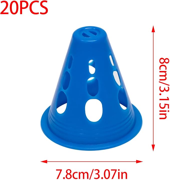 Mini Traffic Cones, Agility Training Cones Plastic Marker Cones, Small Practice Cones
