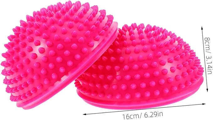 Milisten Hedgehog Balance Stability Balls Half Spike Dome for Adults Engaging Sensory Touch Ball for Exercise