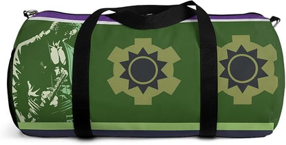 Anime Gym Bag for Women Men - Large Capacity Waterproof Workout Fitness Travel Sports Bags Fashion Street Camping ExpandaCLe Carry On Duffle Bag For Couple (Green Zzro) PTY