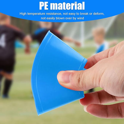 25pcs Soccer Cones for Sports Training, Mini Football Cones & Mesh Bag Flexible Agility Cones Premium Training Cones for Basketball Football Running Drills Sports Games Skating Kids