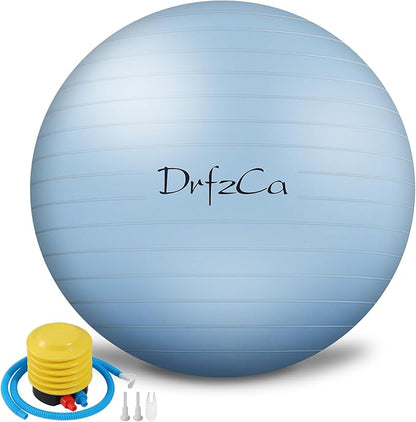Exercise Ball, Pilates Ball for Pregnancy, Swiss Balance Ball with Pump,Multiple Sizes Stability Ball Chair for Office, Home Gym, Fitness, Workout and Physical Therapy