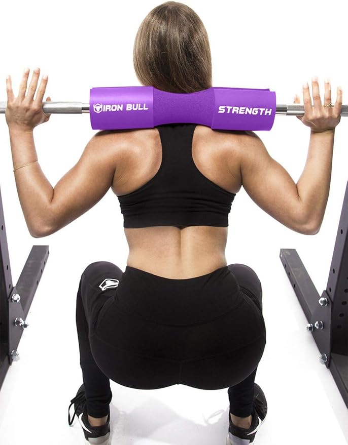 Advanced Squat Pad - Barbell Pad for Hip Thrusts, Squats & Lunges - Neck & Shoulder Squat Bar Pad Cushion Support Foam for Extra Comfort