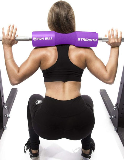 Advanced Squat Pad - Barbell Pad for Hip Thrusts, Squats & Lunges - Neck & Shoulder Squat Bar Pad Cushion Support Foam for Extra Comfort