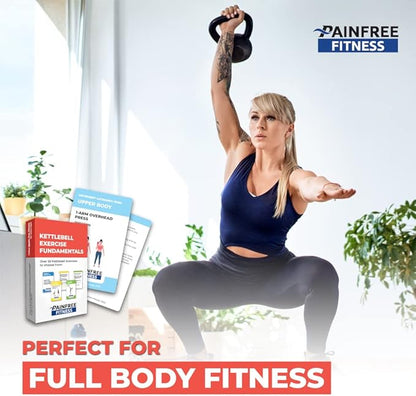Exercise Flash Cards - Workout Cards Deck - Exercise Cards for Home Workouts Women & Men