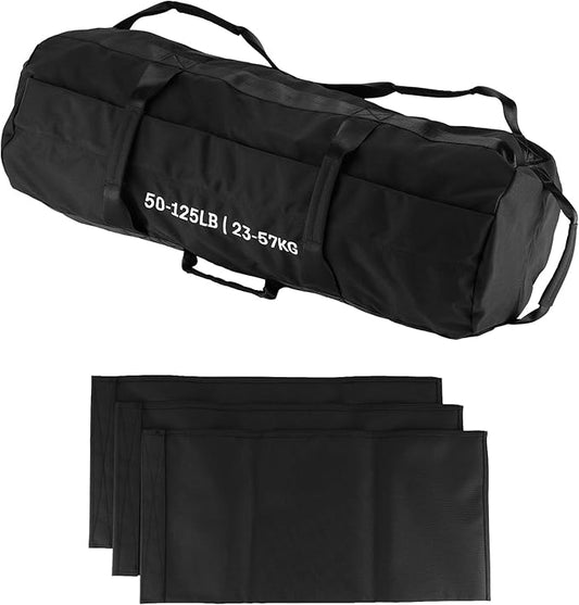 GarveeLife Workout Sandbag Unfilled - 5-200 LBS Heavy Duty Fitness Sandbag for Strength Training, Core & Full-Body Exercises | Adjustable Weight Home Gym