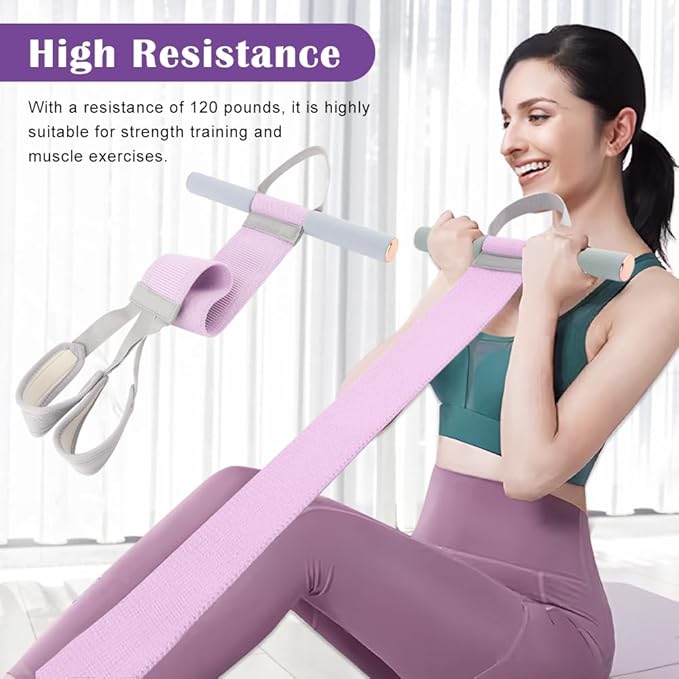 Full Body Resistance Band Set with Handles Yoga Pedal Resistance Band Anti-Broken Elastic Sit Up Pull Rope for Strength Training Stretch Bands Workout Equipment