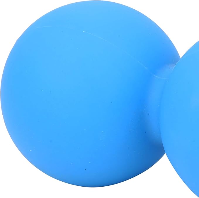Gel Exercise Peanut Ball Yoga Gym Fitness Body Relax Massage Ball Relieve Pain (Blue)