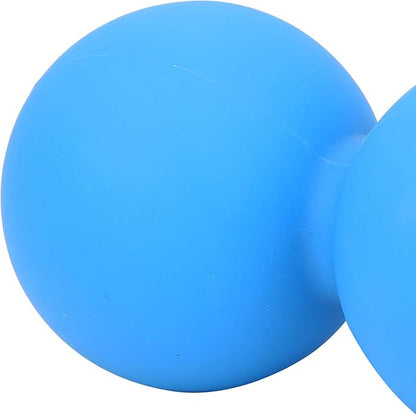 Gel Exercise Peanut Ball Yoga Gym Fitness Body Relax Massage Ball Relieve Pain (Blue)
