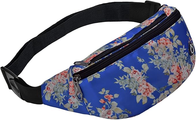 Fanny Pack for Men Women, Waterproof Sports Waist Bag Pack, Belt Bag for Travel Hiking Running