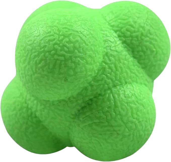 AIRLAXER Reaction Ball,Reflex Ball for Hand Eye Coordination Training,2.83 inch,Pack of 3-Blue,Grey,Green.