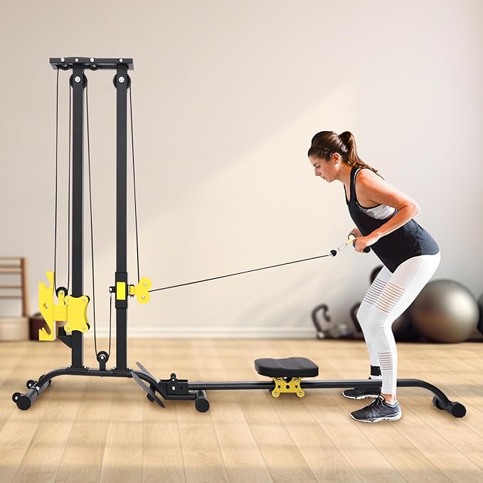 Multifunctional Fitness Rack,Small Strength Training Fitness Equipment,Adjustable Height Fitness Rack,Folding Structure Home Gym Strength Training Fitness Equipment