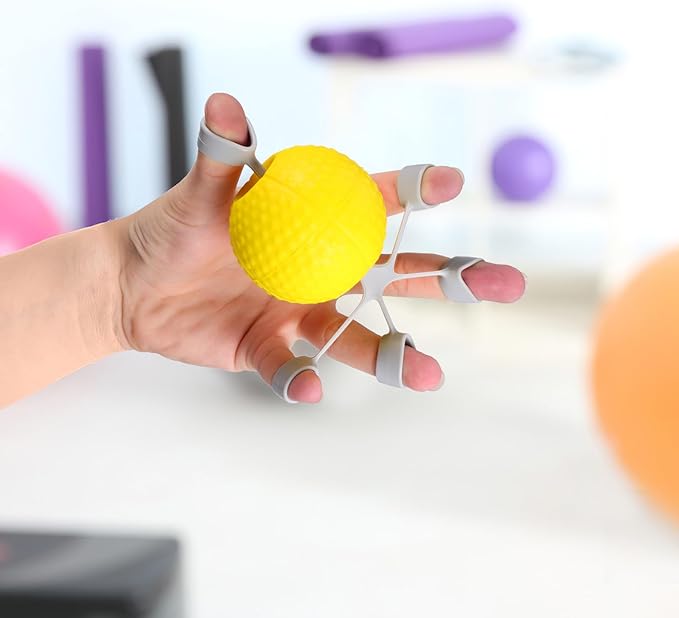 Hand Grip Strengthener Balls 10lb 20lb Set Finger Gripper Strength Trainer for Hand Exercise and Rehabilitation Wrist Workout