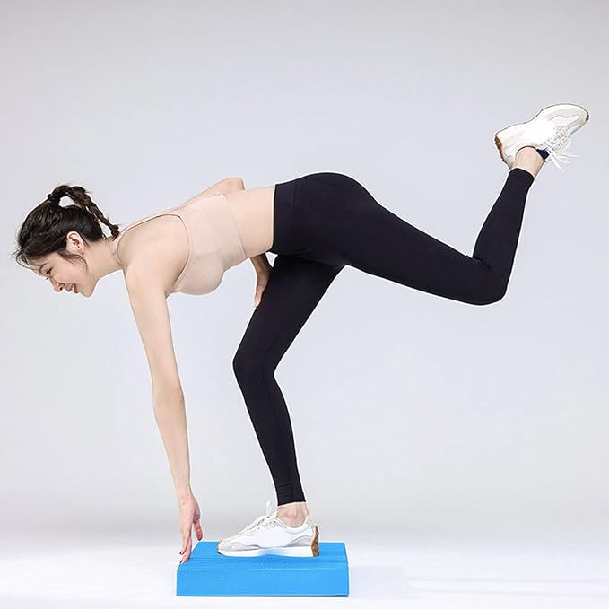 Balance Pad, TPE Yoga Balance Cushion Pad Soft Cushion High Rebound Mat Training Foam Pad Flat Support Pad for Exercise