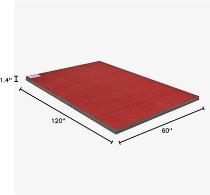 FlooringInc's Rollout Carpet Top Cheer Mat, Perfect as a Gymnastics Mat, Tumbling Mat or Portable Cheerleading Gym Mats for Home Workouts and Practice