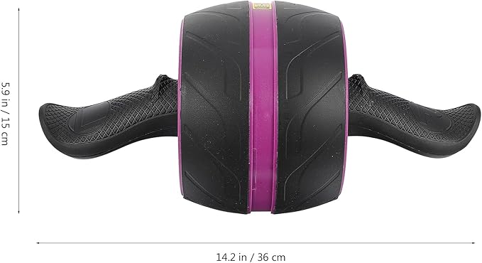 Automatic Rebound Ab Roller Wheel with Wide Non-slip Handles and Extra Mat for Home Fitness Core Strengthening and Injury Prevention Suitable for Beginners and Advanced Users