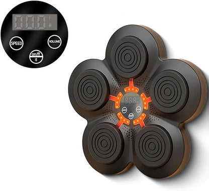 1 Boxing Electronic Music Punching Mounted Reaction Target Comfortable Material Suitable for Home Fitness Adults Children Indoor Exer