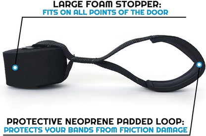 Extra Large Heavy Duty Door Anchor - Great for Resistance Bands, Physical Therapy Bands, and Closed Loop Bands