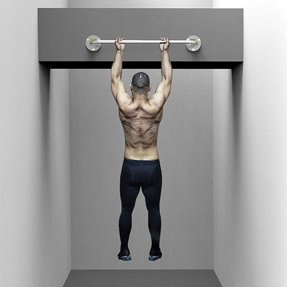 Wall-Mounted Horizontal Bar, Pull-up Bar, Indoor and Outdoor Sports Strength Training Equipment, Home Gym Fitness Pole, Safe Load 300kg (Style2)