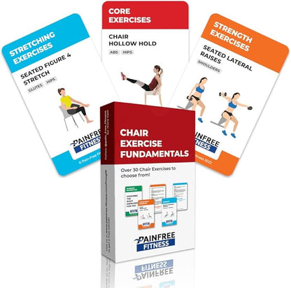 Exercise Flash Cards - Workout Cards Deck - Exercise Cards for Home Workouts Women & Men