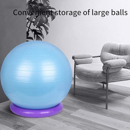 Yoga Ball Base，Fixed Ring Round PVC Anti Slip Stable, Fitness Ball for Home Gym, Office, Improves Back Pain, Posture & Balance