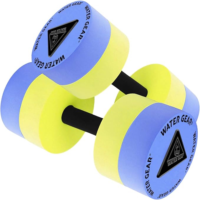 Water Gear Resistance Bells - Water Fitness and Pool Exercise - Intense Workout Without Added Stress - Easy on Joints