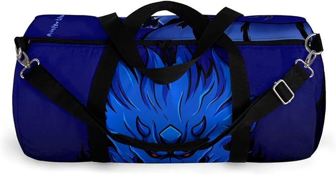 Anime Gym Bag for Women Men - Large Capacity Waterproof Workout Fitness Travel Sports Bags Fashion Street Camping ExpandaCLe Carry On Duffle Bag For Couple (Blue Susano) PTY