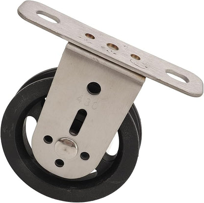 Gym Pulley Blocks Wall Mount Fixed Pulley Wheel 360 Degree Rotation, Silent Bearing Cable Pulley for LAT Pulley System, Includes Expansion Bolts for Home Gym DIY Projects