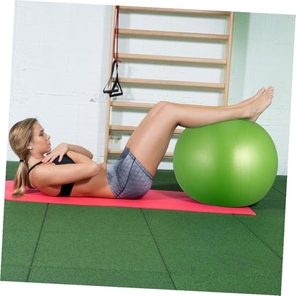 STOBAZA 2pcs Anti-Burst Yoga Ball Mini Balancing Exercise Ball PVC Pilates Stability Trainer Thickened Frosted Fitness for Gym Workout and Core Training