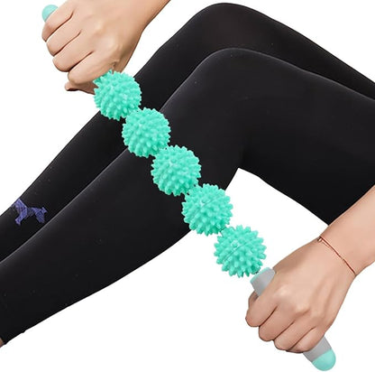 Massage Roller Stick - Hedgehog Roller Stick for Instant Effective Body Massage Tools | Massage Stick Roller for Legs, Body Massage Tools, Deep Tissue Body Roller