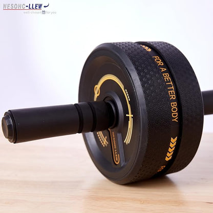 Ab Roller Wheel. Abdominal Training Roller for Men/Women, Abdominal Wheels Widened to 3.4 ", Rubber Tread of The Abdominal Wheel Upgraded, Max Weight 490 lbs