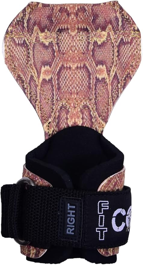Cobra Grips PRO Weight Lifting Gloves Heavy Duty Straps Alternative with Power Lifting Hooks Padded Wrist Support for Deadlifts & Bodybuilding