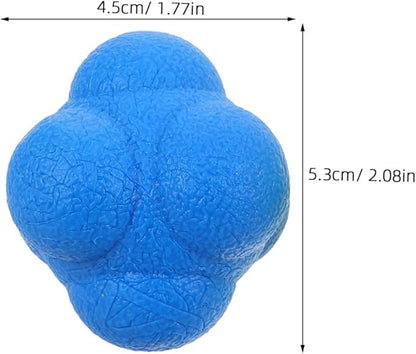 Kisangel 3pcs Hexagonal Reaction Balls Reflex Training for Sports Fitness Agility Exercises