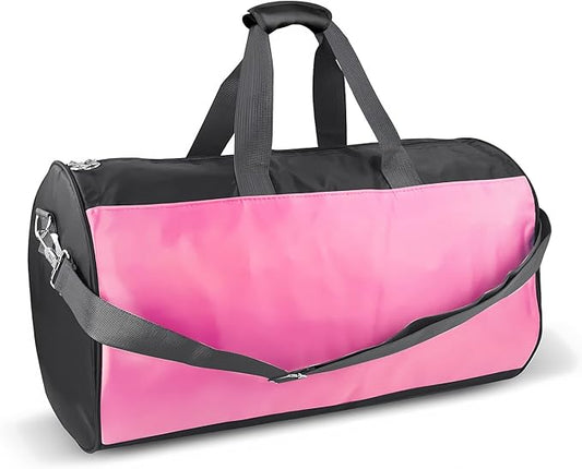 C&F BOGMOST Travel Duffel Bag Large Foldable Waterproof Gym Bag for Gym Beach Swim Bag Men Women Duffle Bag Lightweight Oxford Cloth Sports Bags-Pink