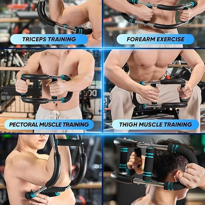 Twister Arm Trainer - Adjustable 3-Resistance Levels Chest,Arm,Shoulders,Backs,Inner Thigh Workout Equipment for Men&Women,Home Gym Strength Trainer with Anti,Fitness Equipment for Strength Training.