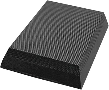 Exercise Balance Pad Foam Mat Trapezoid Comfortable Balance Cushion Knee Pad for Outdoor Pilates Home Gym Meditation Indoor, black
